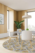 Load image into Gallery viewer, Floral Damask Mimi Yellow Rug
