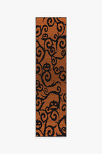 Load image into Gallery viewer, Halloween Night Rust Orange Rug
