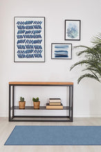 Load image into Gallery viewer, Heathered Solid Chambray Rug
