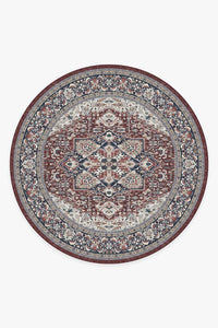 Hendesi Heriz Bordeaux Rug