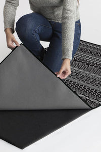 Henna Black Rug