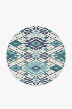 Load image into Gallery viewer, Inik Ikat Teal Rug
