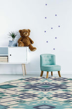 Load image into Gallery viewer, Inik Ikat Teal Rug
