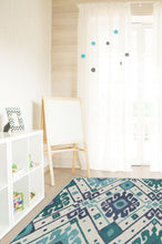 Load image into Gallery viewer, Inik Ikat Teal Rug
