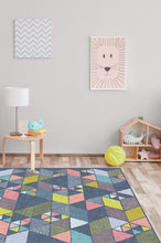 Load image into Gallery viewer, Joojee Teal Rug
