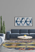 Load image into Gallery viewer, Kilim Batik Navy Rug

