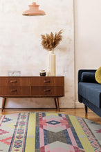 Load image into Gallery viewer, Kilim Batik Pink Rug
