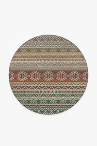 Linear Aztec Multicolor Rug