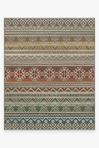 Linear Aztec Multicolor Rug