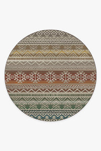Linear Aztec Multicolor Rug