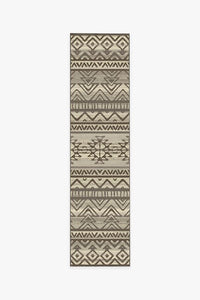 Linear Aztec Neutral Rug