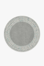 Load image into Gallery viewer, Lunja Border Teal Blue Rug
