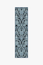 Load image into Gallery viewer, Mickey Damask Navy Rug
