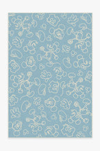 Load image into Gallery viewer, Mickey Doodles Blue Rug
