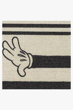 Load image into Gallery viewer, Mickey Stripes Black Rug
