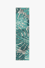 Load image into Gallery viewer, Monstera Teal Rug

