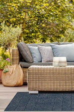 Load image into Gallery viewer, Outdoor Parquet Navy Rug
