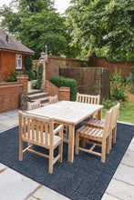 Load image into Gallery viewer, Outdoor Parquet Navy Rug
