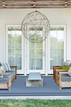 Load image into Gallery viewer, Outdoor Picnic Border Blue Rug
