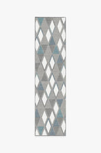 Load image into Gallery viewer, Pico Diamond Teal Rug
