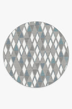 Load image into Gallery viewer, Pico Diamond Teal Rug
