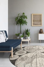 Load image into Gallery viewer, Sailor's Map Charcoal Rug
