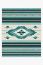 Load image into Gallery viewer, Saltillo Turquoise Rug
