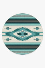 Load image into Gallery viewer, Saltillo Turquoise Rug
