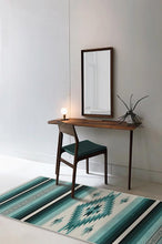 Load image into Gallery viewer, Saltillo Turquoise Rug
