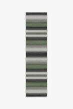 Load image into Gallery viewer, Outdoor Serape Stripe Green Rug
