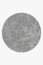 Load image into Gallery viewer, Snowflake Silver Rug
