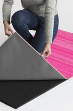 Load image into Gallery viewer, Solid Tonal Fuchsia Pink Rug
