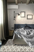 Load image into Gallery viewer, Soraya Trellis Ash Grey Rug
