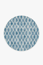 Load image into Gallery viewer, Soraya Trellis Blue Rug
