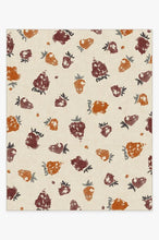 Load image into Gallery viewer, Strawberries Orange Rug
