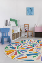 Load image into Gallery viewer, Sunburst Multicolor Rug
