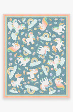 Load image into Gallery viewer, Unicorn Jamboree Blue Rug
